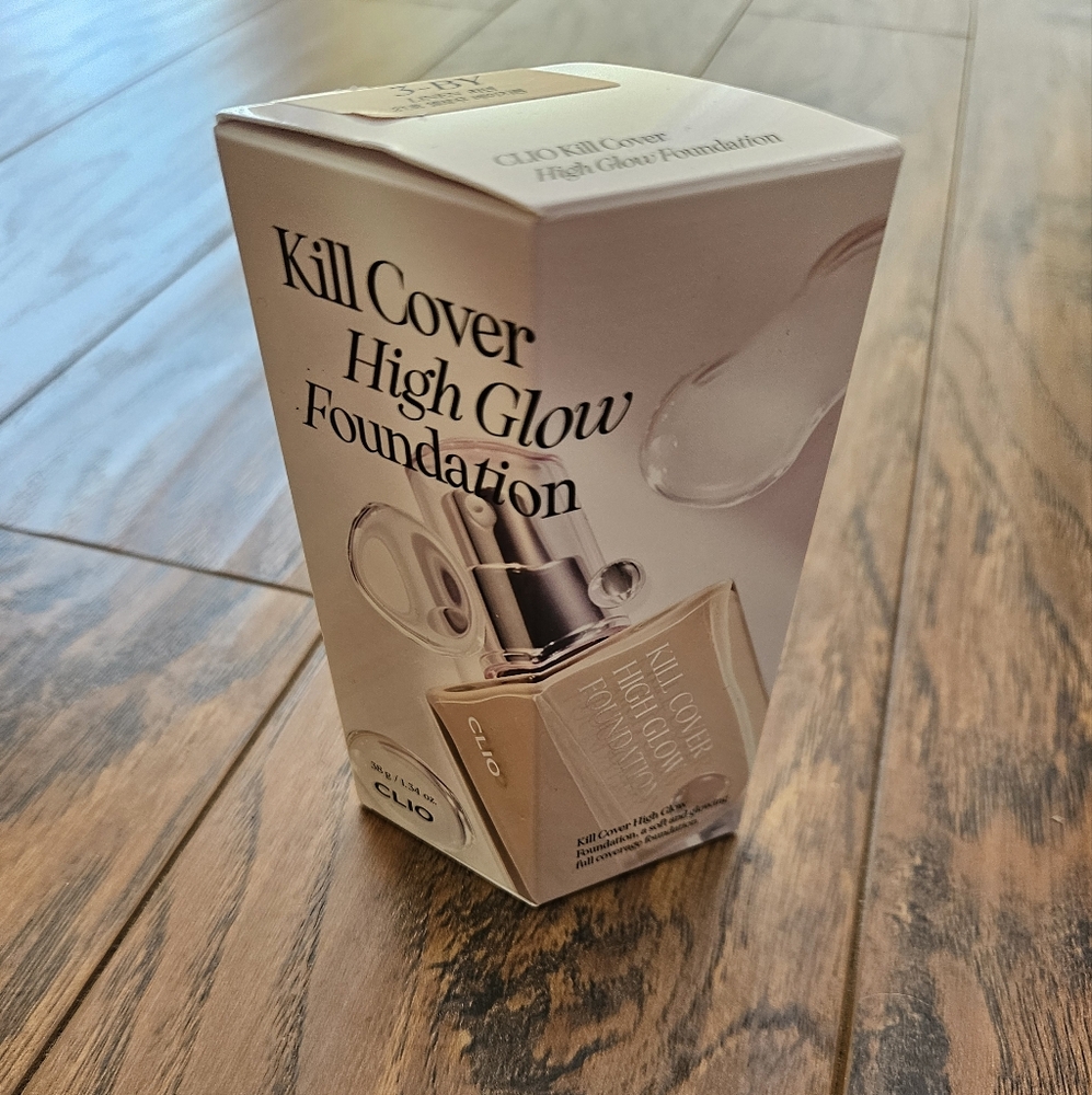 Clio Kill Cover High Glow foundation 3-BY Linen